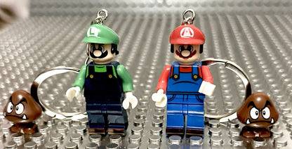 Super Mario Luigi Keyring Gaming Gamer DS Mario kart All stars