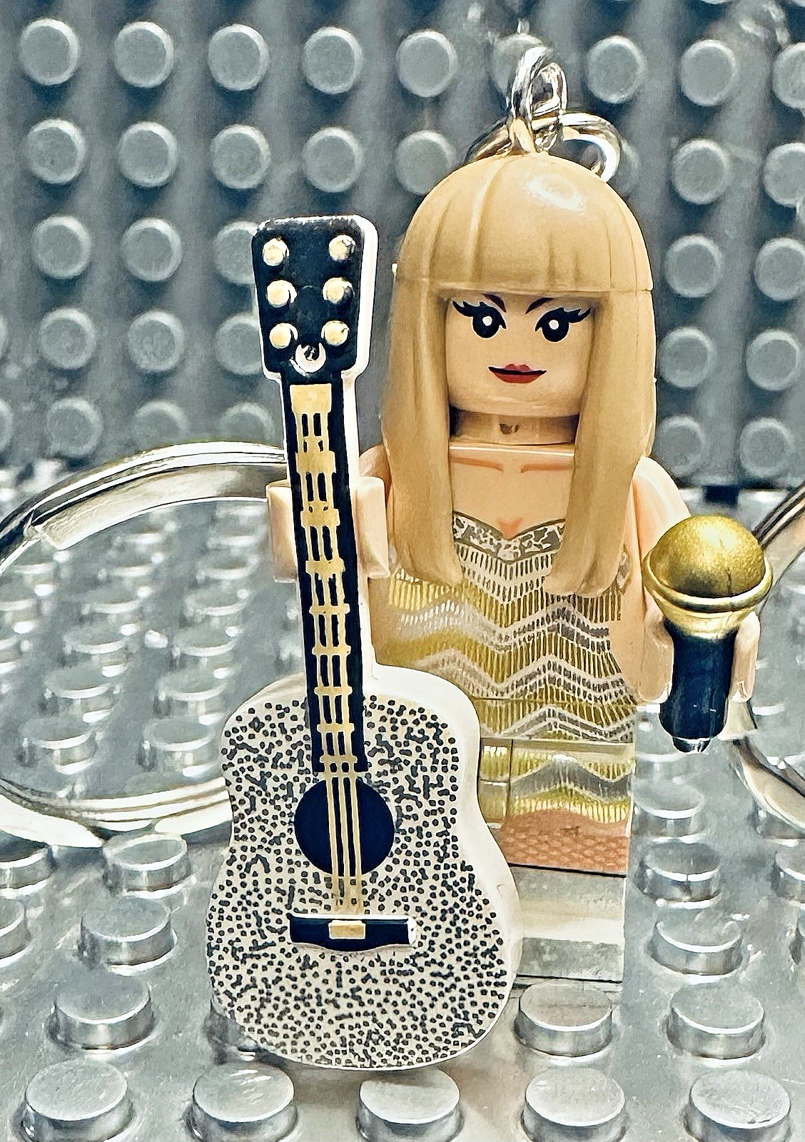 Cute Taylor Inspired 3D Mini Figure Keyring Keychain Eras Gift Music Pop Singer