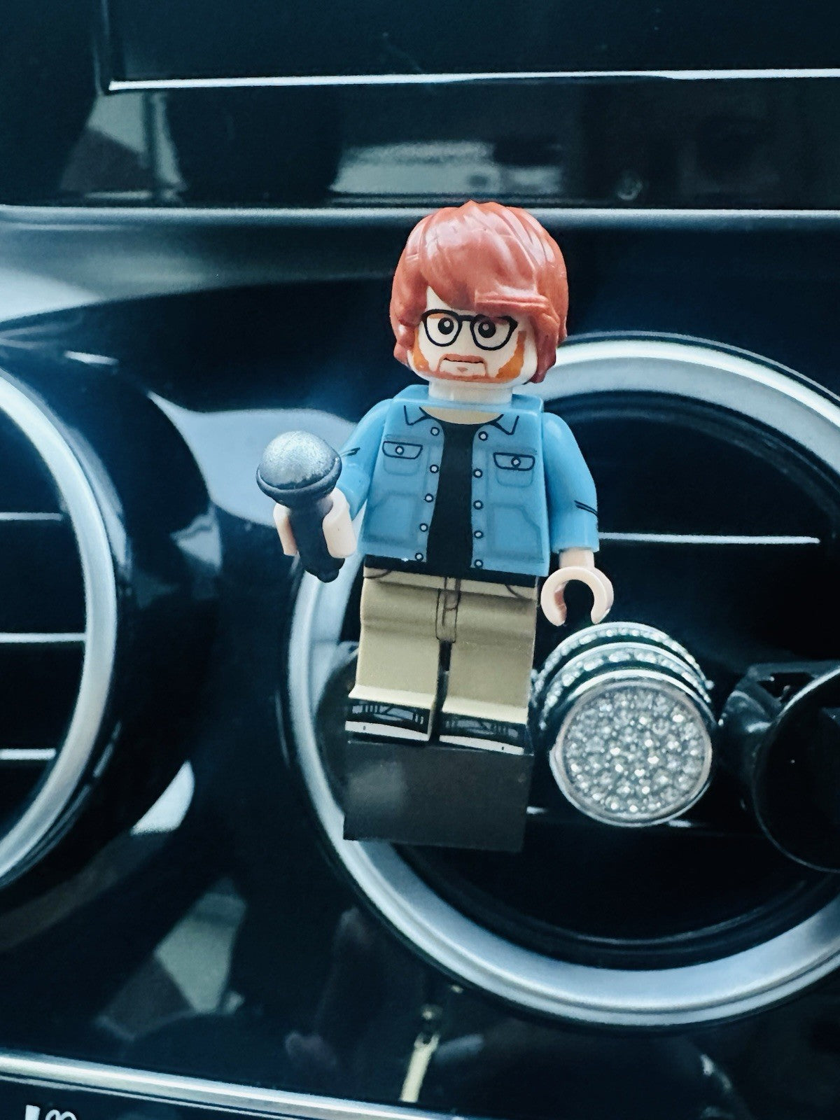 Ed Sheeran Air Freshener Music Singer Mini Figure Car Clip Vent Scent  Gift