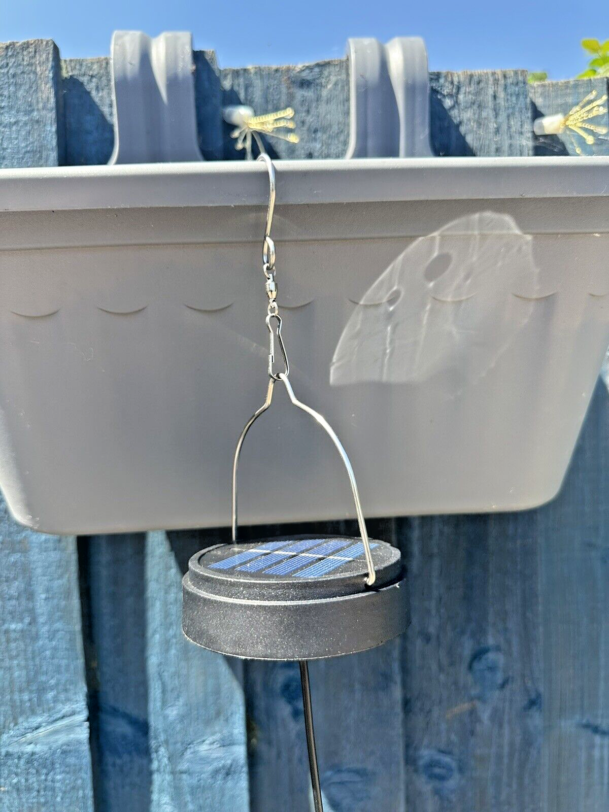 10 Swivel S Hooks Clip Hanging Windchime Suncatcher Rotating Garden Bird Steel
