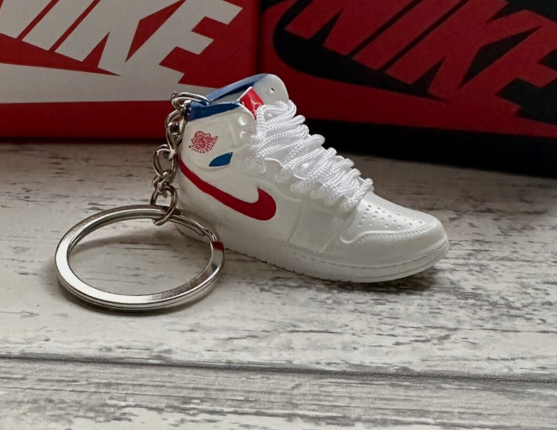 Nike trainer Sneaker keyring 3D Jordan Mini keychain sports shoe Car Key No Box.