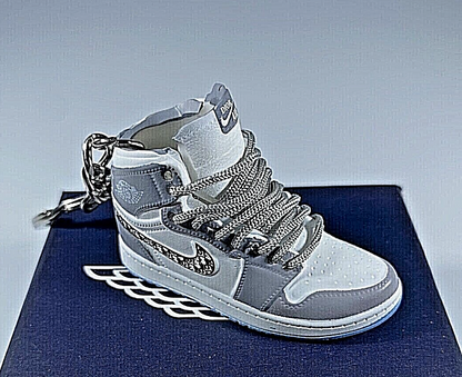 Nike trainer Sneaker keyring 3D Jordan Mini keychain sports shoe Car Key No Box.