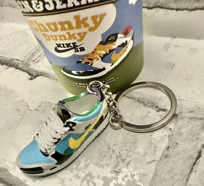 3D Nike Keyring Key Chain Trainer Ben & Jerry’s SB Low Chunky Dunky Dunks Gift