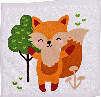 Xmas Magic Flannel Deer Animals Face Towel cloth Kids Bath Wash Gift Christmas