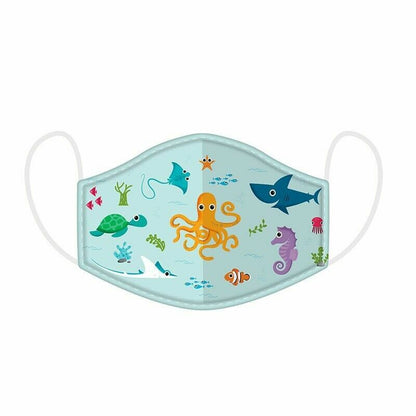 Kids Face Mask Dinosaur Monster Washable Protective Reusable space rainbow sea
