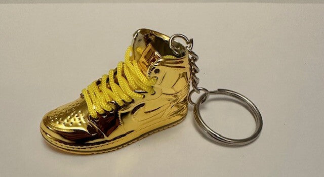 3d nike Sneaker trainer key ring Jordans metallic Mini sports shoe Gift Box High