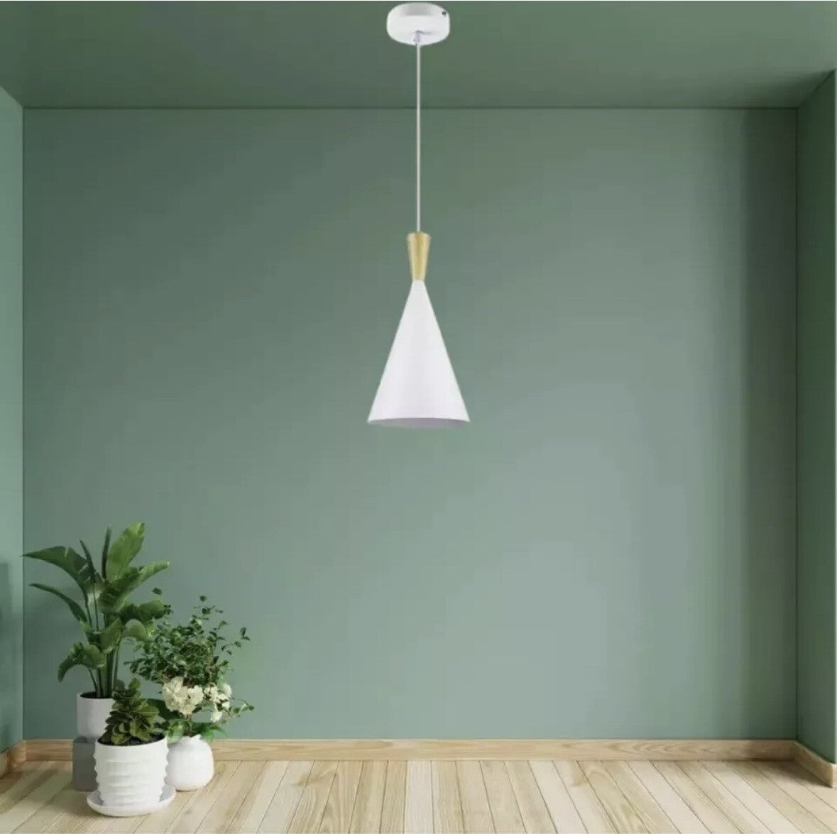 B & Q Pendant Ceiling Light Shade Matt White Wood Arraqis Modern Lamp Good Home