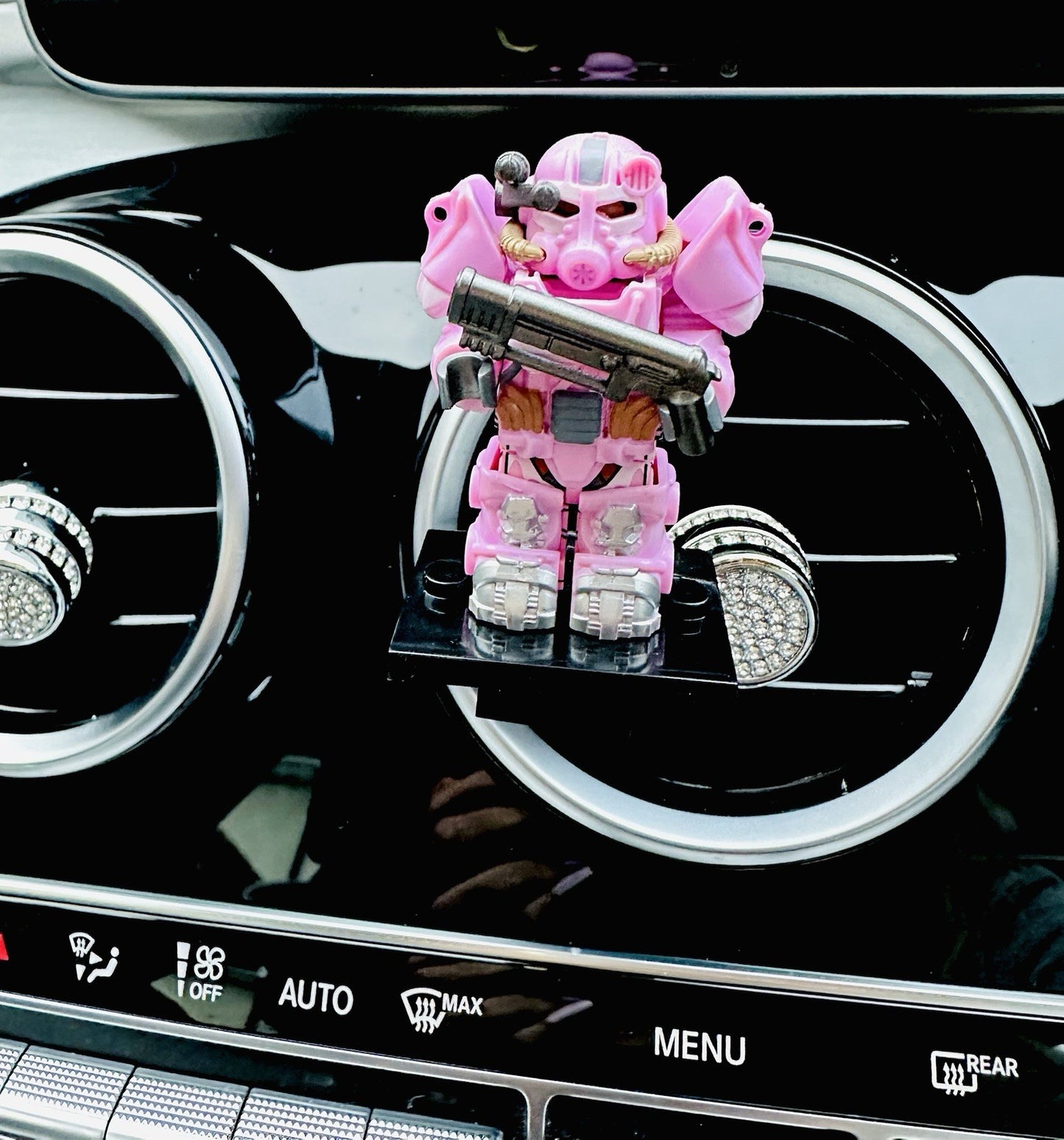 Fallout T60 Car Air Freshener Mini Figure Gaming Clip Vent Scent Gift