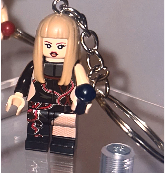 Cute Taylor Inspired 3D Mini Figure Keyring Keychain Eras Gift Music Pop Singer