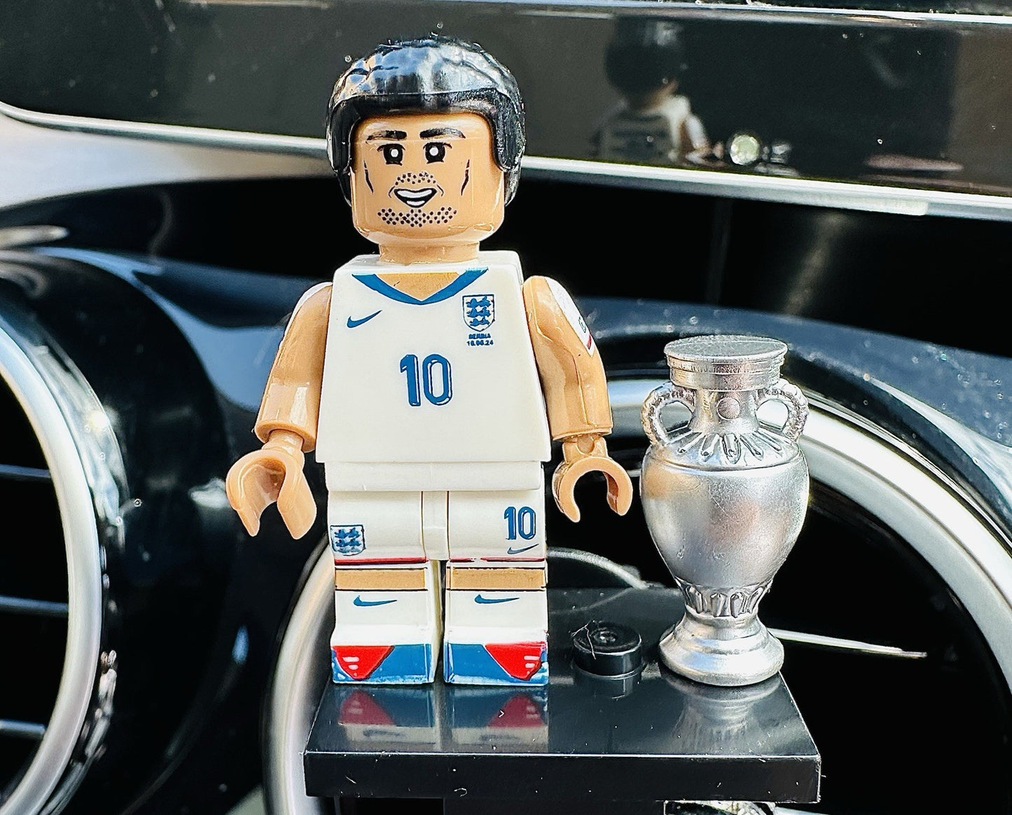 England Football Air Freshener Mini Figure Car Clip Vent Scent Fathers Day Gift