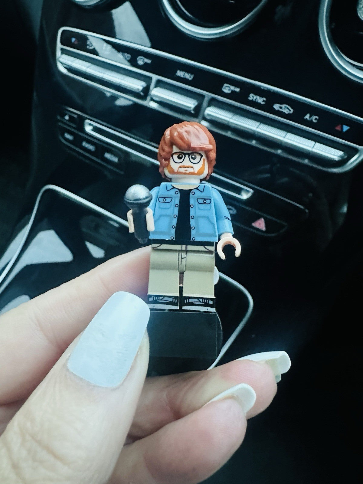 Ed Sheeran Air Freshener Music Singer Mini Figure Car Clip Vent Scent  Gift