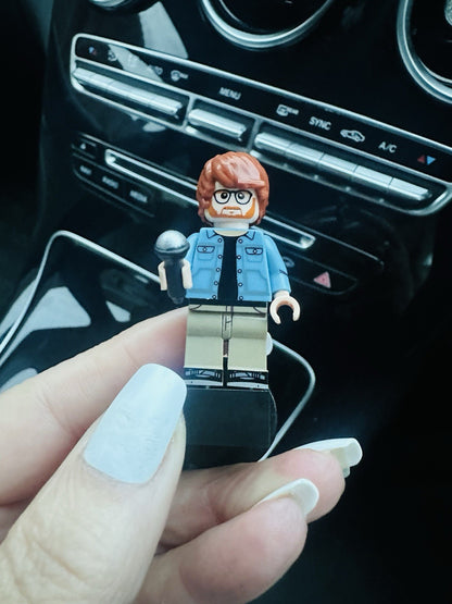 Ed Sheeran Air Freshener Music Singer Mini Figure Car Clip Vent Scent  Gift