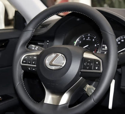 Car Lexus Steering Wheel Trim Rhinestone Crystal Diamond Emblem Sticker Logo