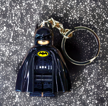 Batman Michael Keaton Mini Custom Figure Keyring Minifigure Movie The Flash
