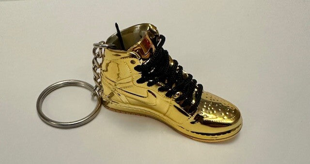 3d nike Sneaker trainer key ring Jordans metallic Mini sports shoe Gift Box High