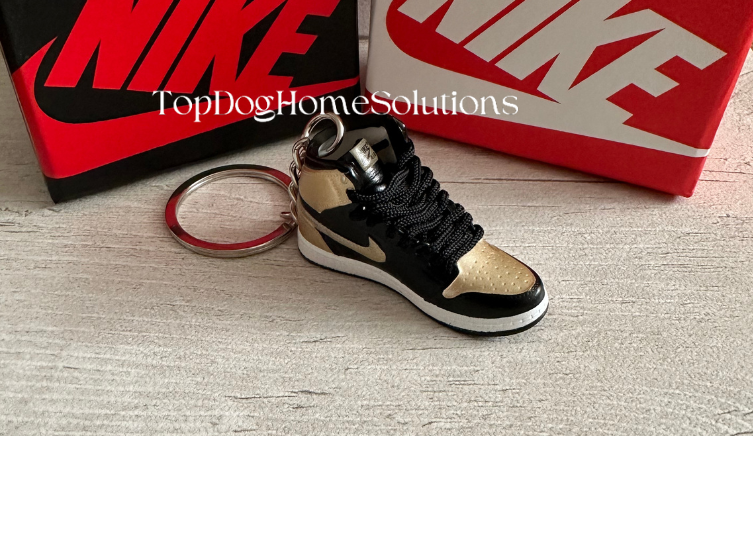 Nike trainer Sneaker keyring 3D Jordan Mini keychain sports shoe Car Key No Box.