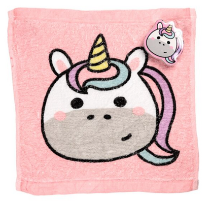 Unicorn Magic flannel cloth Kids wash bath expanding shower travel towel Pink