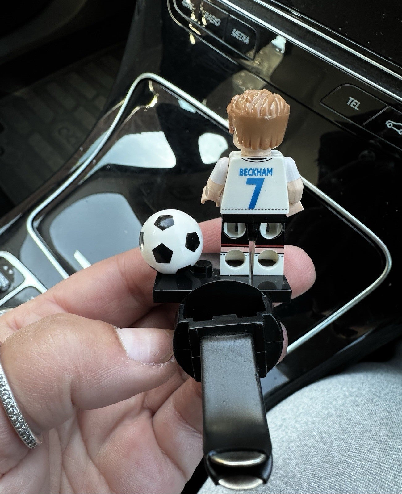 England Football Air Freshener Mini Figure Car Clip Vent Scent Fathers Day Gift