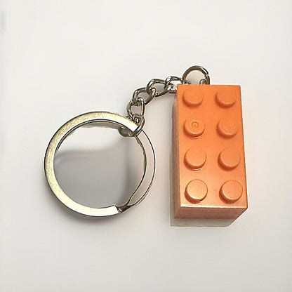 Brick Keyring Key Car KeyChain compatible With building bricks Blocks Gift Toy