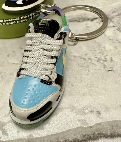 3D Nike Keyring Key Chain Trainer Ben & Jerry’s SB Low Chunky Dunky Dunks Gift