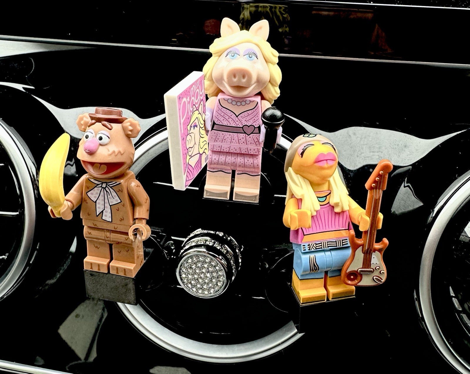 The Muppets Kermit Custom Lego Car Air Freshener Mini Figure Clip Vent  71033