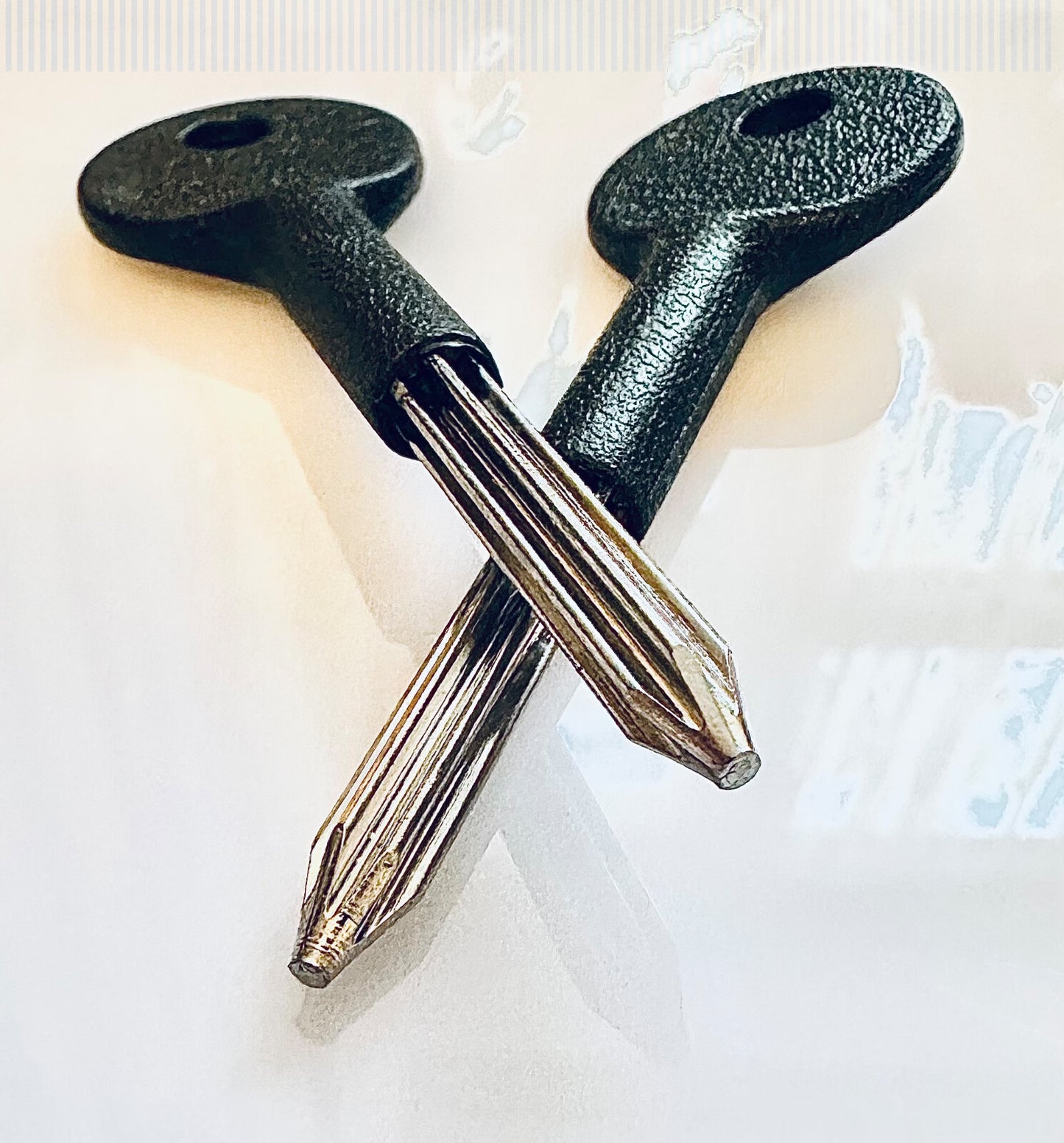 SPARE STAR SECURITY KEY Chubb Rack Bolt Door Window Lock Replace Lost black TDHS