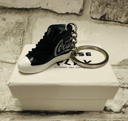 Black Converse Sneaker Keyring Coke Chuck Taylor AllStar Coca Cola High Gift Box