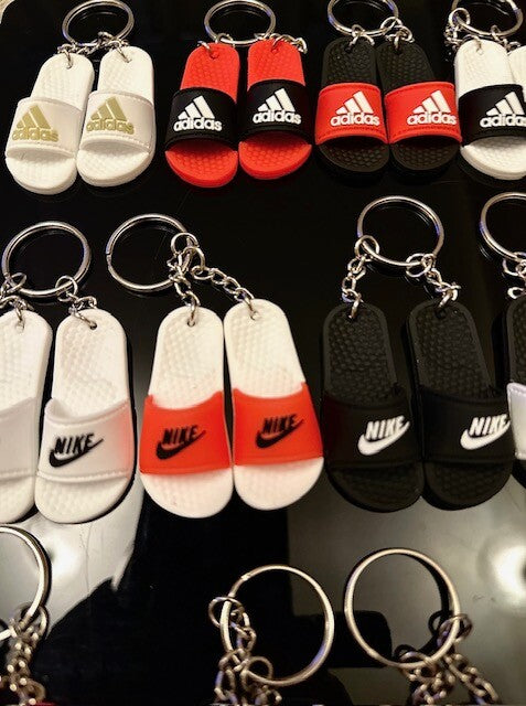 Nike Sliders flipflop Keyring Summer Adidas Air Jordans Fila Vans gift Shoe box