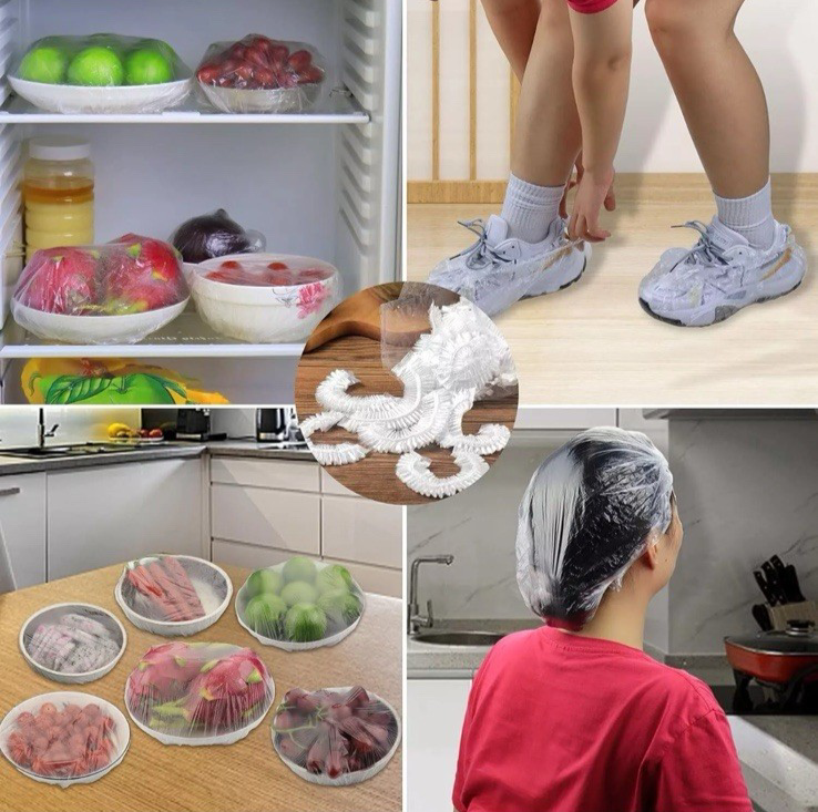 Elastic Food Bags Storage Fresh Keeping Bowl Covers Party Plates Buffet Picnic
