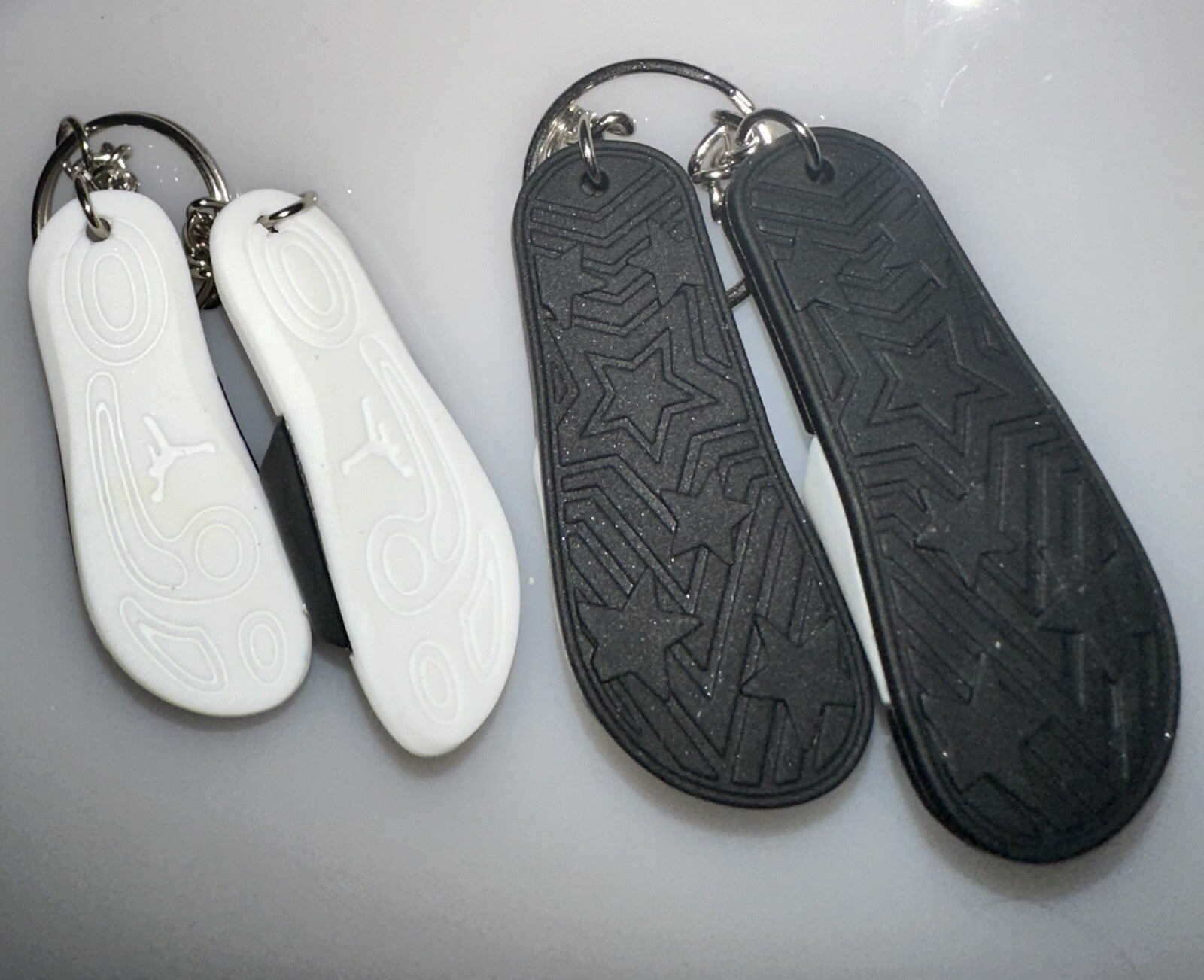 Nike Sliders flipflop Keyring Summer Adidas Air Jordans Fila Vans gift Shoe box