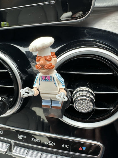 The Muppets Kermit Custom Lego Car Air Freshener Mini Figure Clip Vent  71033
