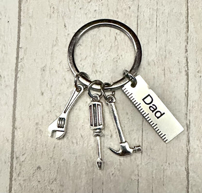Tools Keyring Gift Dad Grandpa set DIY hammer screwdriver Stainless Steel UK🛠️