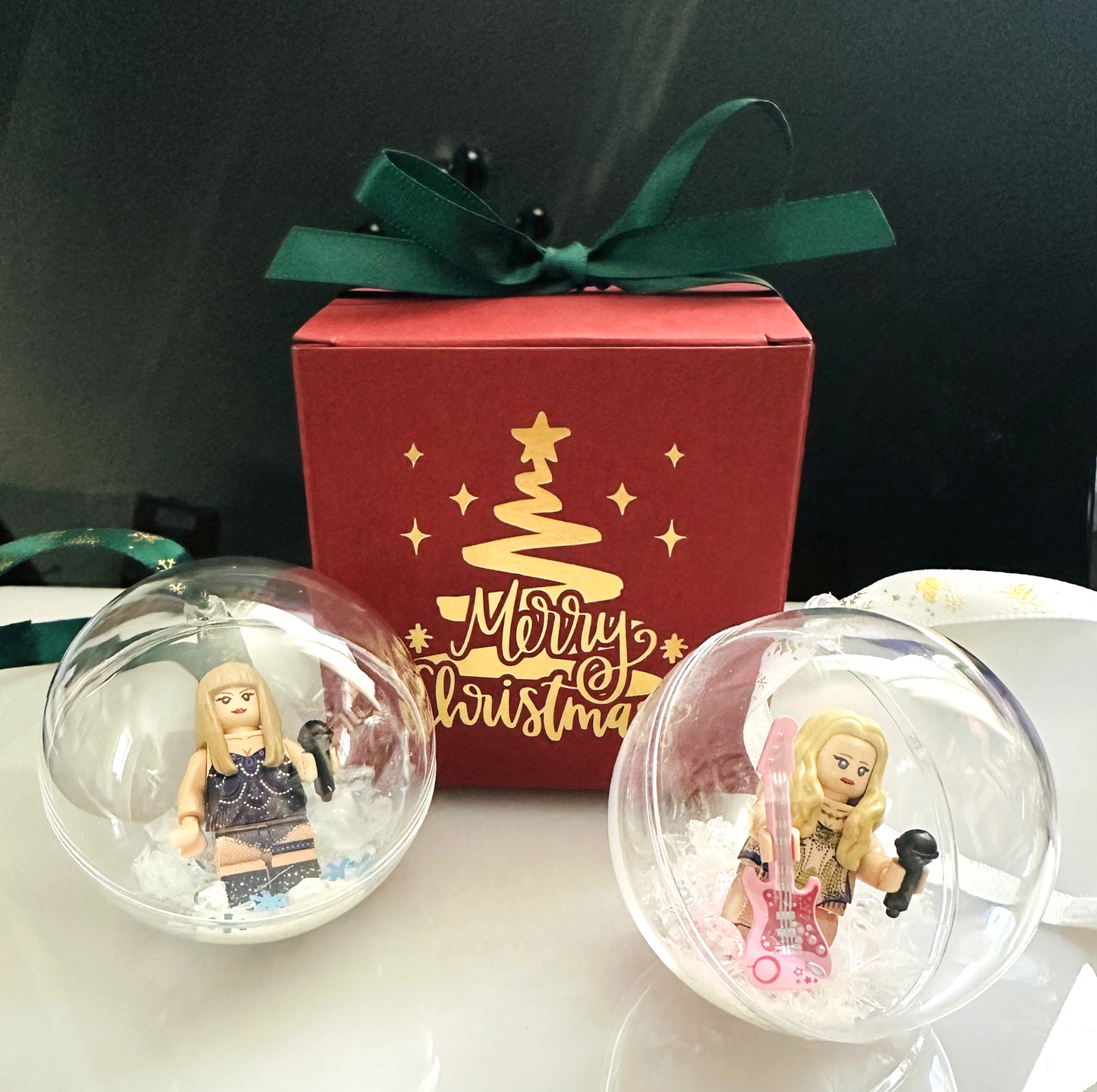 Christmas Ozzy Ozbourne Mini Figure Bauble Hanging Snowflake Tree 3D Handmade