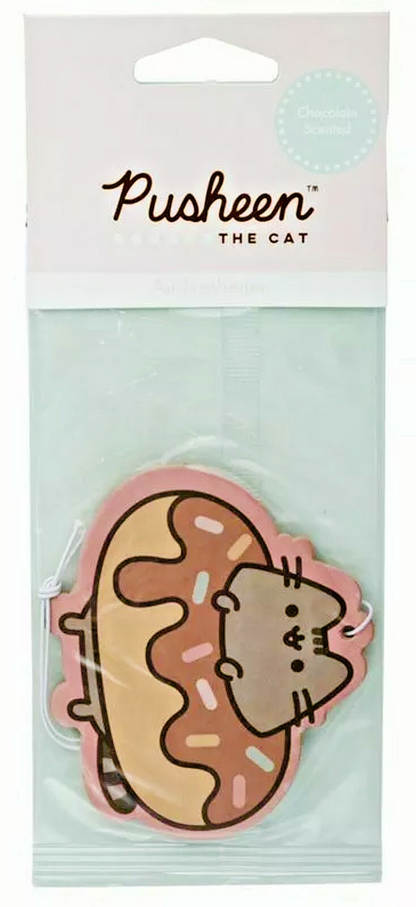 Pusheen Cat Air Freshener Donut Hanging Car Home  Gift chocolate Secret Santa