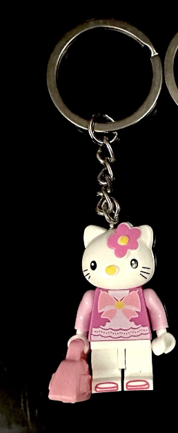 2 Cute Hello Kitty Spiderkitty Spider Man Set Pair Keyring Hearts Couples