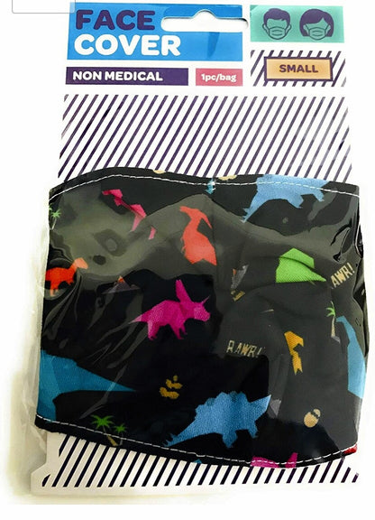 Kids Face Mask Dinosaur Monster Washable Protective Reusable space rainbow sea