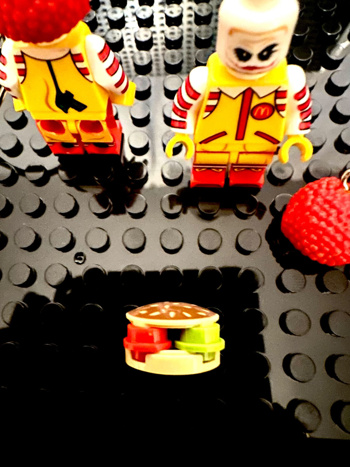 McDonalds Ronald McDonald Figure keyring 3D Bag Charm present gift Bricks Mini