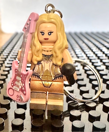 Cute Taylor Inspired 3D Mini Figure Keyring Keychain Eras Gift Music Pop Singer