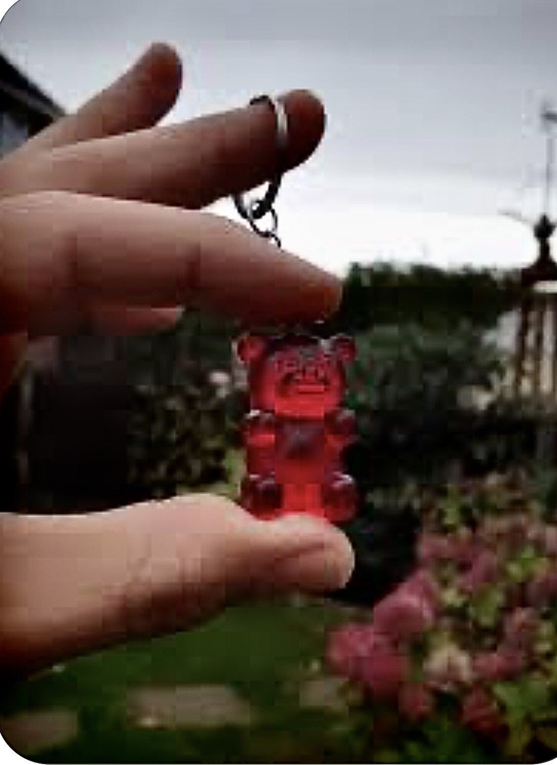 Valentine’s Gummy Bear Key Ring Car Keys Chain Keyring Bear Girlfriend Gift