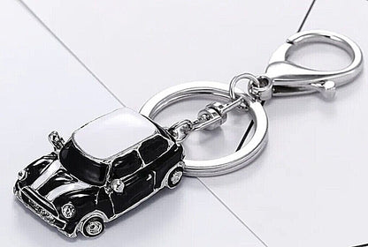 Mini Cooper Car Keyring Key Chain Gift Blue/Red/Black/Wine Rhinestone Metal Gift