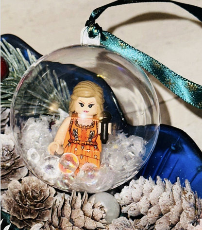 Christmas Taylor Mini Figure Bauble Hanging Snowflake Tree 3D Eras Tour Handmade