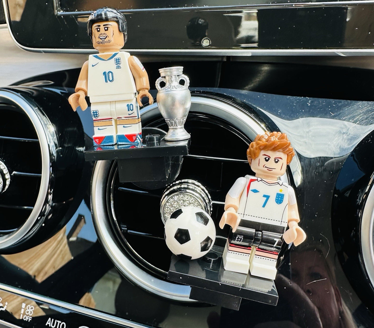 England Football Air Freshener Mini Figure Car Clip Vent Scent Fathers Day Gift