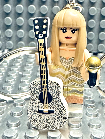 Cute Taylor Inspired 3D Mini Figure Keyring Keychain Eras Gift Music Pop Singer
