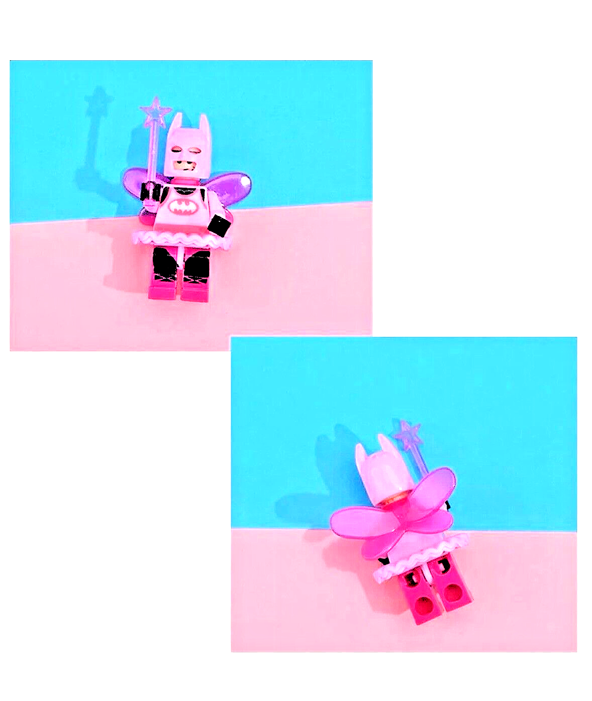 Pink Batman Batgirl Fairy 3D DC Bag Charm Pendant Mothers Day Gift