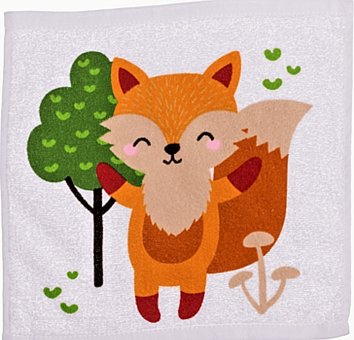 Xmas Magic Flannel Deer Animals Face Towel cloth Kids Bath Wash Gift Christmas
