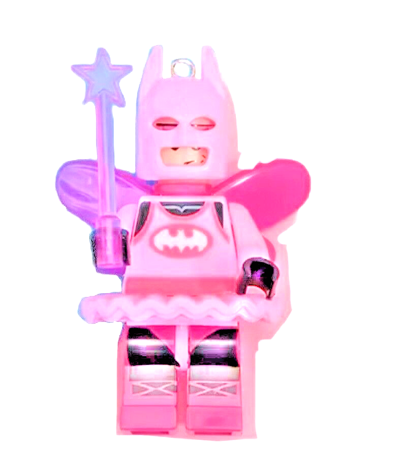 Pink Batman Batgirl Fairy 3D DC Bag Charm Pendant Mothers Day Gift