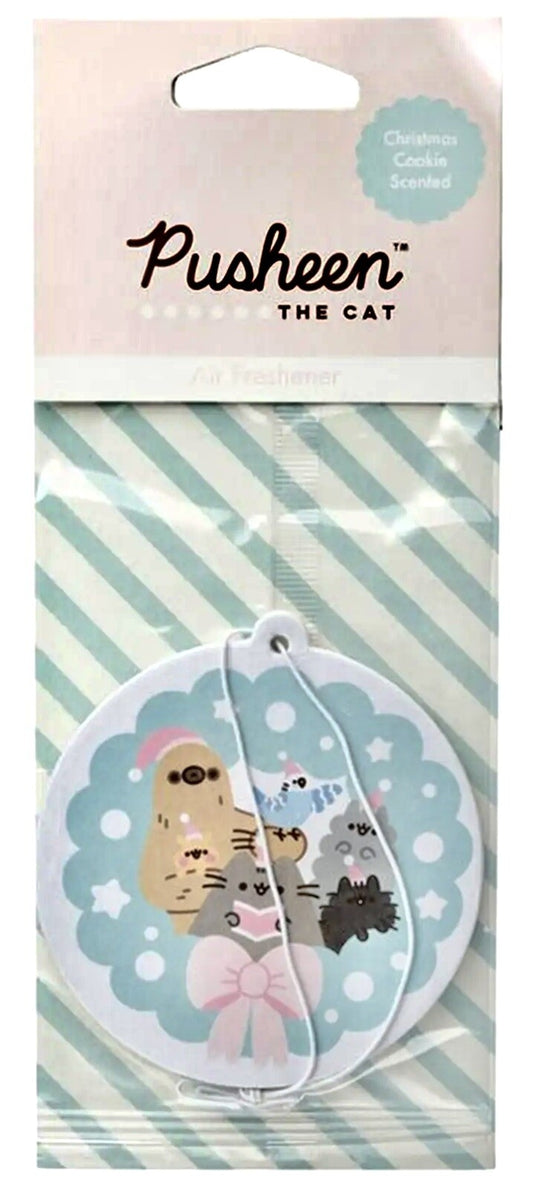 Pusheen The Cat Christmas Cookie Hanging Car Air Freshener Wardrobe Gift Scent🍪
