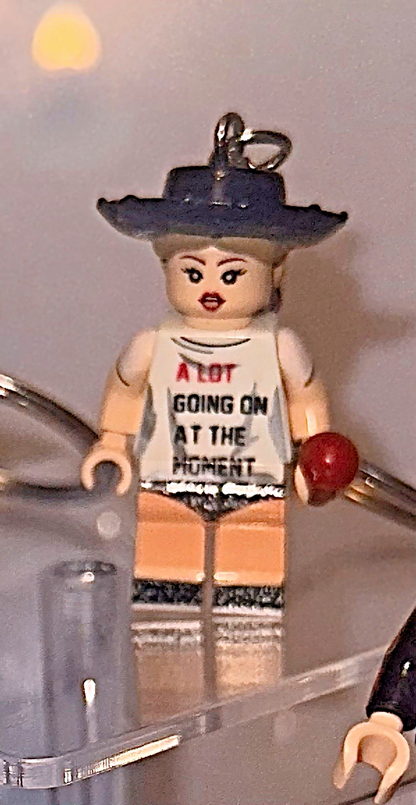 Cute Taylor Inspired 3D Mini Figure Keyring Keychain Eras Gift Music Pop Singer