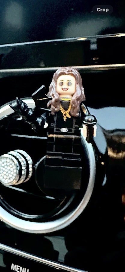 Rock Music Ozzy Osbourne Minifigure Bat Black Mini Figure Heavy Rock Band