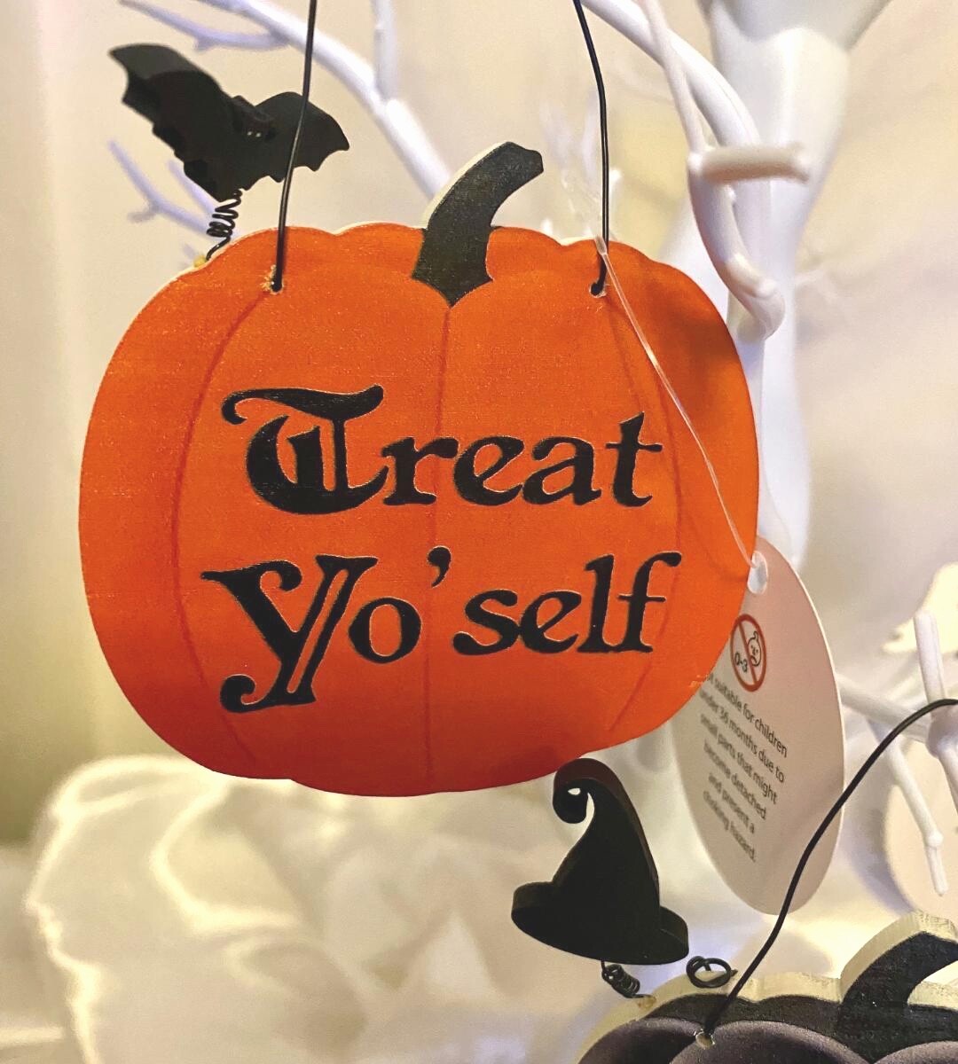 Funny Halloween Sign Hanging Decoration Pumpkin Ghost Bat Rustic Humour joke